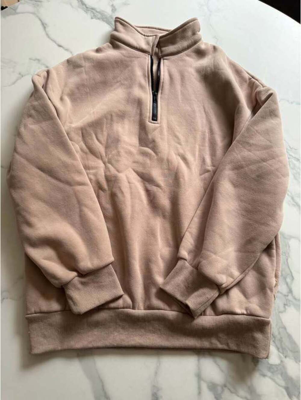 Trendy Queen woman’s small half zip sweat shirt
